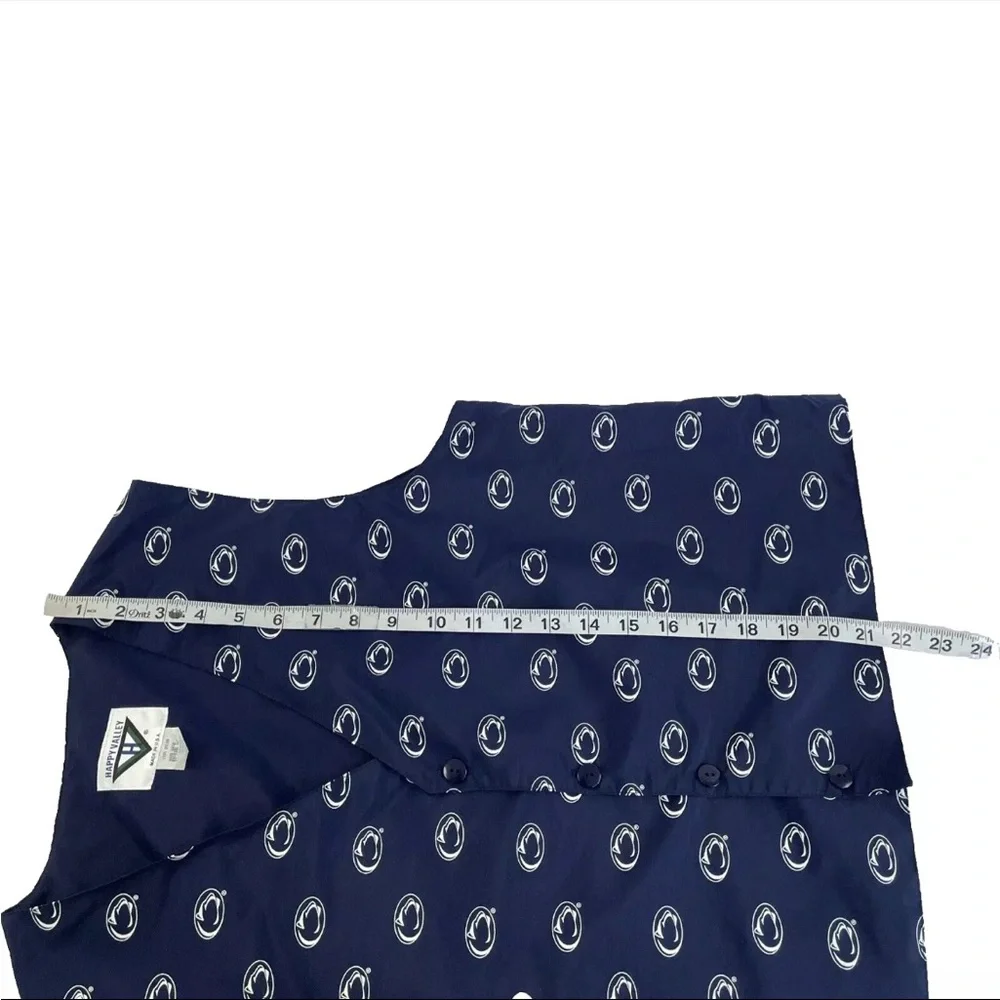 New Mens Penn State Nittany Lions Button Up Vest Sz‎ S Happy Valley NWOT